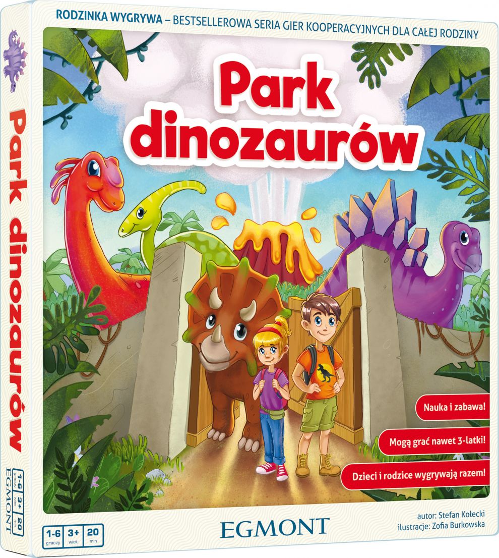 Spoločenská hra Egmont Dinosaur Park